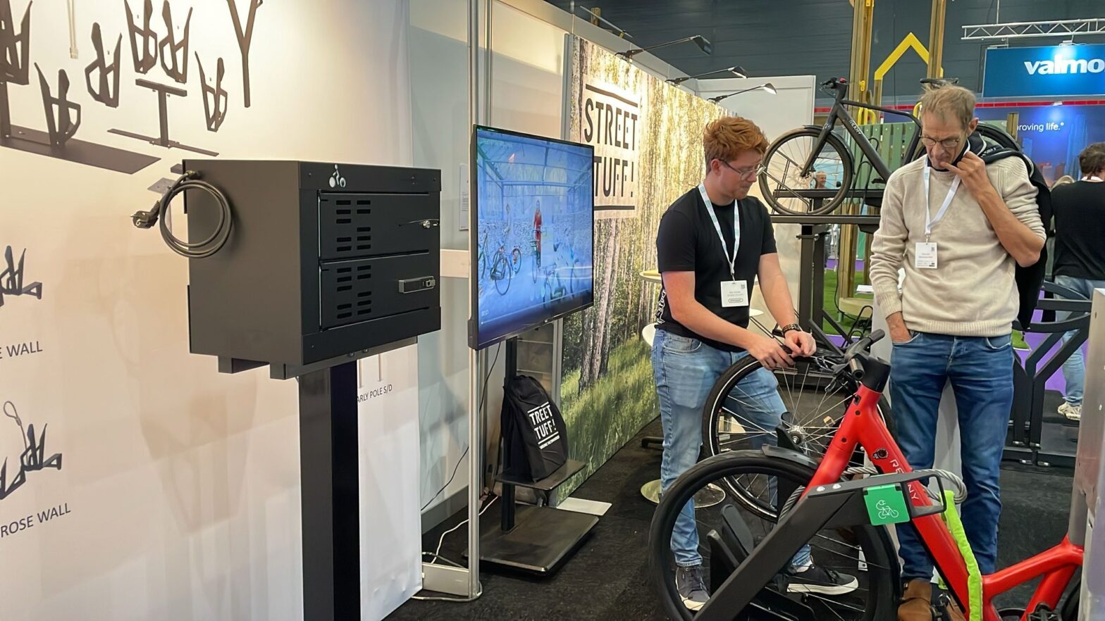 Chargesafe laadlocker op de beurs in utrecht met streetstuff